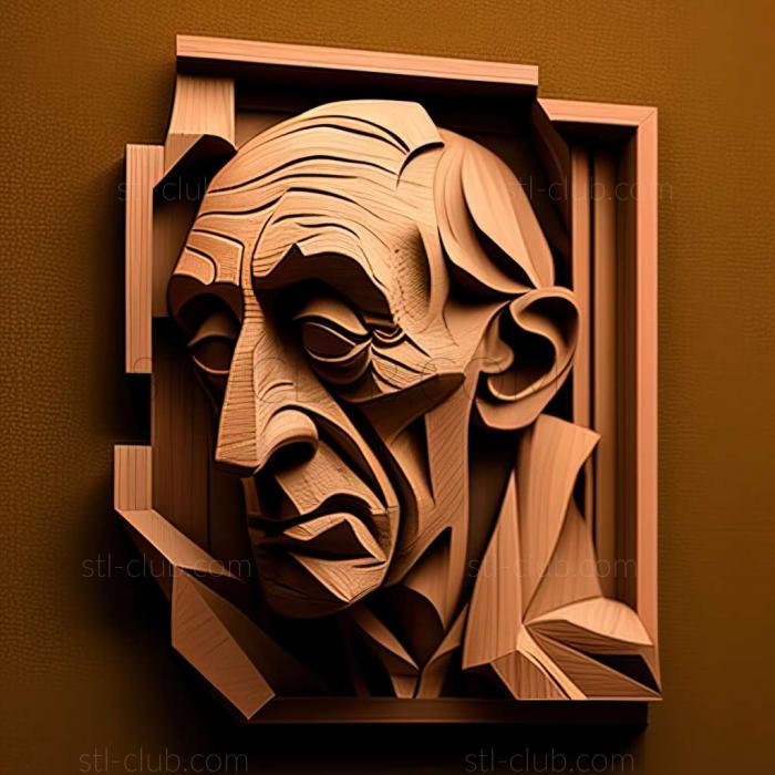 3D model Pablo Picasso (STL)